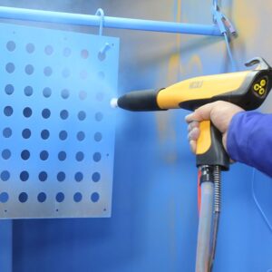 Gia công sơn tĩnh điện hàng xuất khẩu ( vách văn phòng, giá treo TV...)