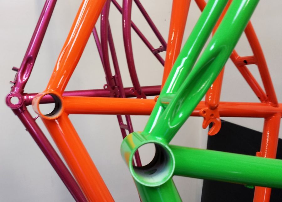 Gia công sơn tĩnh điện khung xe đạp - xe máy điện