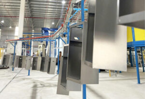 Gia công sơn tĩnh điện máy lọc nước